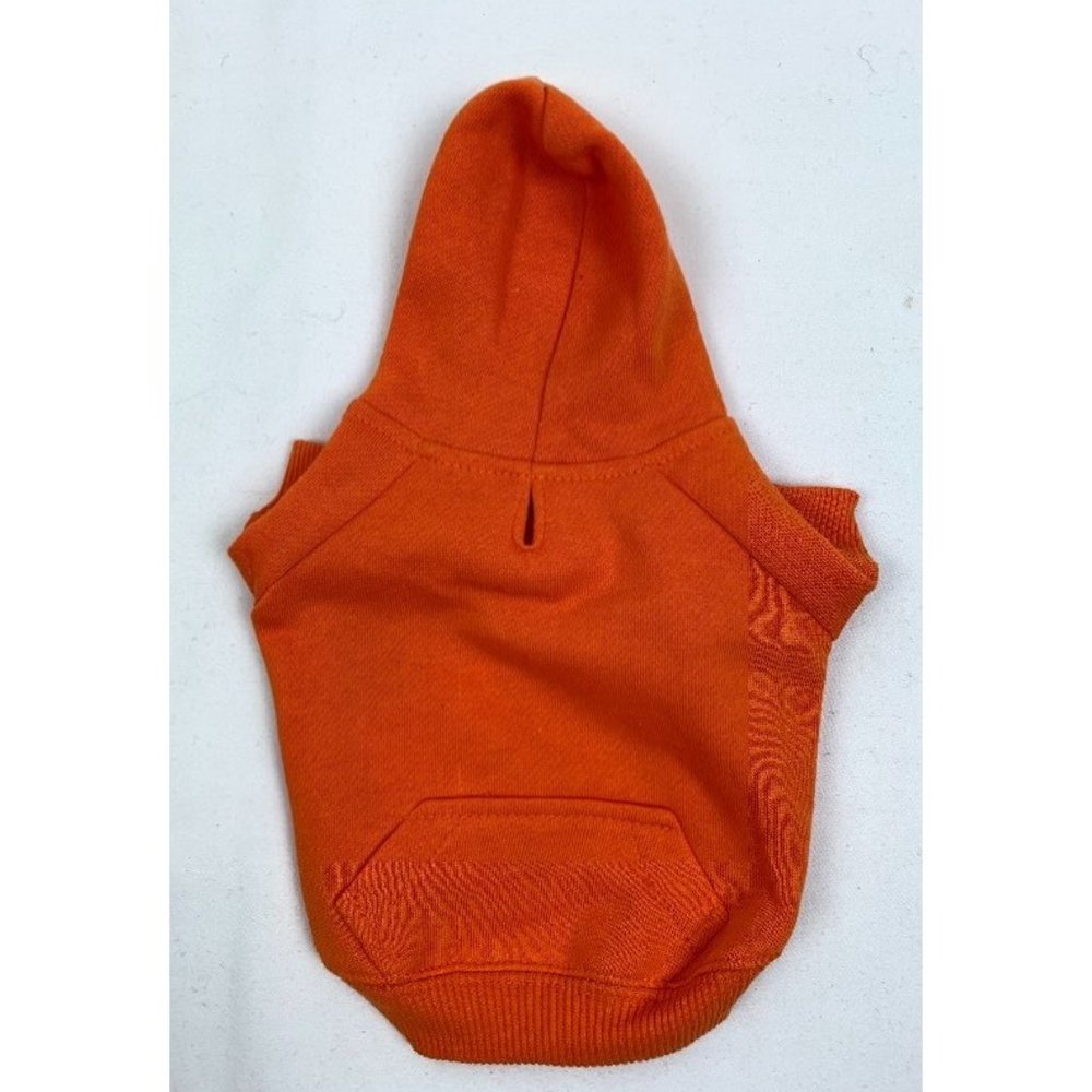 Zack & Zoey Dog Hoodie in size XS, orange, NWT
